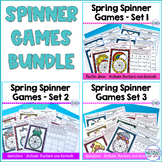 Math Test Prep Spinner Games BUNDLE