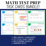 Math Test Prep Task Cards BUNDLE