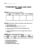 Math Test - Quadrilaterals, Angles, Triangles, Polygons