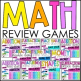 Math Test Review Games Bundle | Yearlong 2nd Grade Math Te