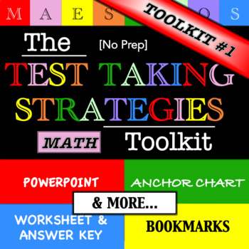 Math Test Taking Strategies Toolkit by The Maestro's Toolkit | TPT