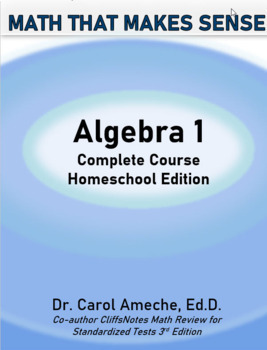 Preview of Math That Makes Sense: Homeschool Algebra 1   ** Winner Int'l Impact Book Award
