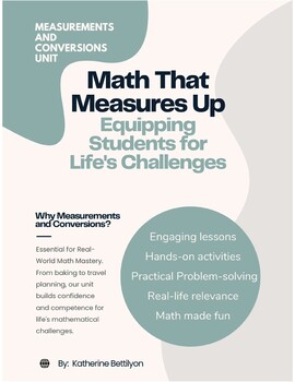 Preview of Math That Measures Up: Measurements and Conversions