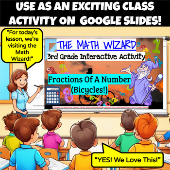 Math-The Game Wizard! Interactive Activity-Fractions Of A Number