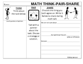 Math Think-Pair-(rehearse)-Share
