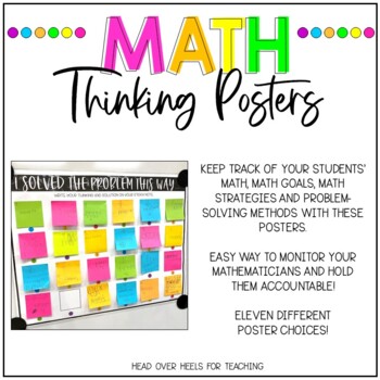 Preview of Math Thinking Posters