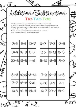 Tic Tac Toe 3 digit addition with regrouping Set 3 by Ann Fausnight