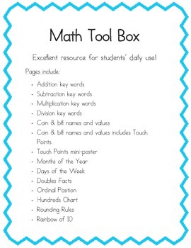Preview of Math Tool Box