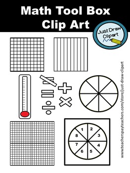 Preview of Math Tool Box Clip Art