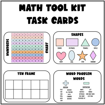 Math Tool Kit Cards by Kristi Rhodes