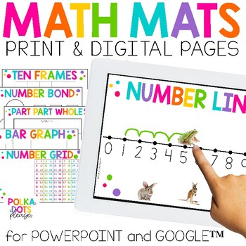 Preview of Math Reference Sheets for Math Tool Kit | Print and Digital