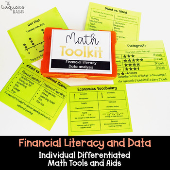 Preview of Math Tool Kit Aids Financial Literacy 3rd Grade Distance Digital & Print Google