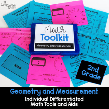 Preview of Individual Math Tool Kit Geometry and Measurement 2nd Grade Distance Learning