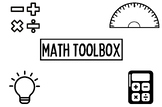 Math Toolbox/Mini Anchor Charts