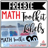 Math Toolkit Labels | FREEBIE