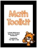 Math Toolkit / Math Reference Sheet