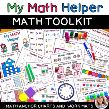 Preview of Math Toolkit Practice Mats and Anchor Charts