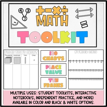 Preview of Math Toolkit and Interactive Notebook Pages