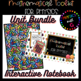 Math Toolkit for Physics Interactive Notebook Unit Bundle