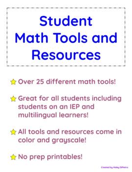 Preview of Math Tools and Resources