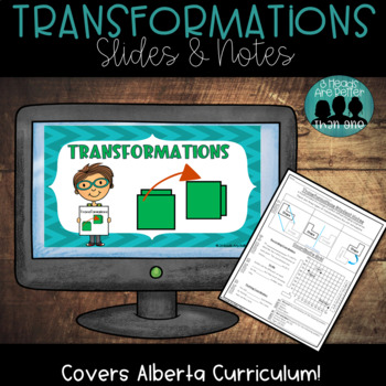 Preview of Math Transformations -Grade 6 Alberta Curriculum