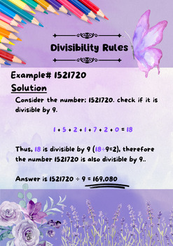 Preview of Math Tricks - Guidelines that help easy divisible