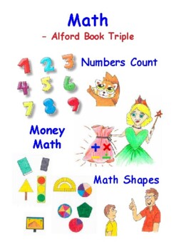 Preview of Math - Triple - Numbers Count, Money Math, Math Shapes