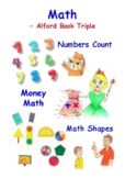 Math - Triple - Numbers Count, Money Math, Math Shapes