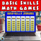 Math Trivia Games Basic Skills Digital Activities Kinderga