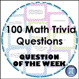 Math Trivia Question of the Week