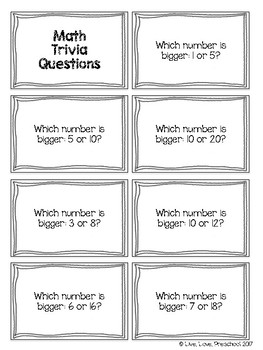 Kindergarten Trivia Questions - Kindergarten
