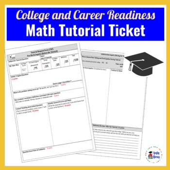 Preview of Math Tutorial Ticket l Tutorial Request Form l College Elective Class