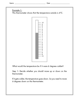 Preview of Math - Tutorial and Practice: Negative Numbers