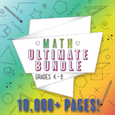 Elementary Math Curriculum K-6 Bundle ⭐ ALL Common Core St
