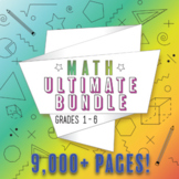 Math Ultimate Bundle for Grades 1-6⭐ ALL Common Core Standards