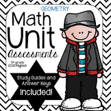 Geometry- Math Unit Assessment (5th Grade)