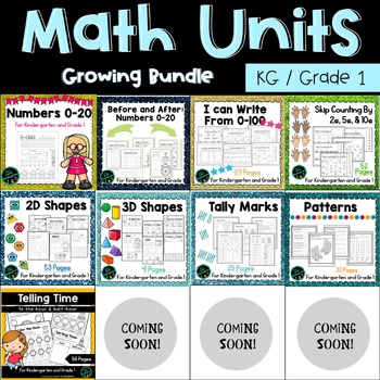 Preview of Math Units Bundle