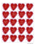 Math Valentine~ Count by 5's