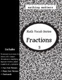 Math Vocab 3: Fractions