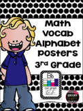 Math Vocabulary 3rd Grade Alphabet Zaner Bloser Cursive Bl