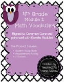 Math Vocabulary 4th grade Module 2