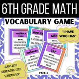 Math Vocabulary Activity- "I Have, Who Has" Game (Pack 5)