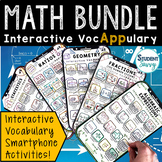 Math Vocabulary Bundle - Interactive VocAPPulary™ | Digita