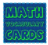 Math Vocabulary Flashcard Label