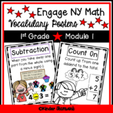 Math Vocabulary Posters for Engage New York First Grade Module 1