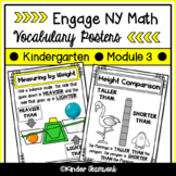 Math Vocabulary Posters for Engage New York Kindergarten, 