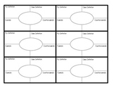 Math Vocabulary Template for ISN