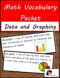 Math Vocabulary Unit - Data and Graphing