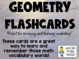 Math Vocabulary Words - BUNDLE of 9 Unit Packs