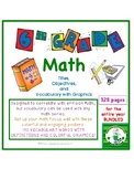Math Vocabulary for Sixth Grade (entire year bundled)